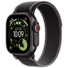 Apple Watch Ultra 3 GPS + Cellular, 49mm Black Titanium Case with Black/Charcoal Trail Loop - S/M