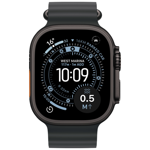 Apple Watch Ultra 3 GPS + Cellular, 49mm - Titanium Case with Ocean Band