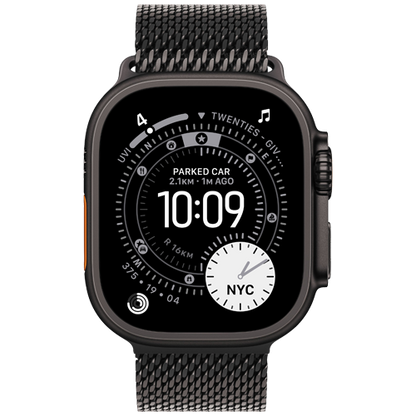 Apple Watch Ultra 3 GPS + Cellular, 49mm - Titanium Case with Titanium Milanese Loop