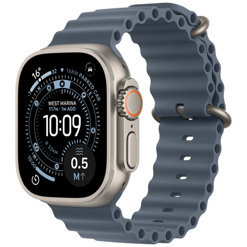 Apple Watch Ultra 3 GPS + Cellular, 49mm - Titanium Case with Ocean Band