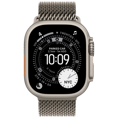 Apple Watch Ultra 3 GPS + Cellular, 49mm - Titanium Case with Titanium Milanese Loop
