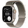 Apple Watch Ultra 3 GPS + Cellular 49mm Natural Titanium Case with Natural Titanium Milanese Loop - Small