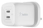 belkin BoostCharge Pro GaN Dual Wall Charger 65W For Laptops Tablets Smartphones Fast Charge PD+PPS