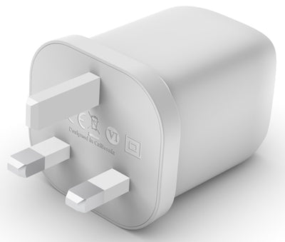 belkin BoostCharge Pro GaN Dual Wall Charger 65W For Laptops Tablets Smartphones Fast Charge PD+PPS