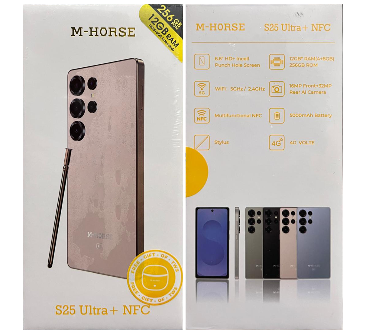 M-HORSE S25 ULTRA+ NFC (4GB+8GB/256GB)