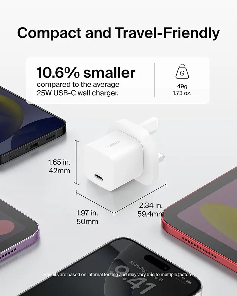 Belkin BoostCharge USB-C Wall Charger 25W