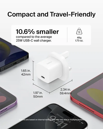 Belkin BoostCharge USB-C Wall Charger 25W