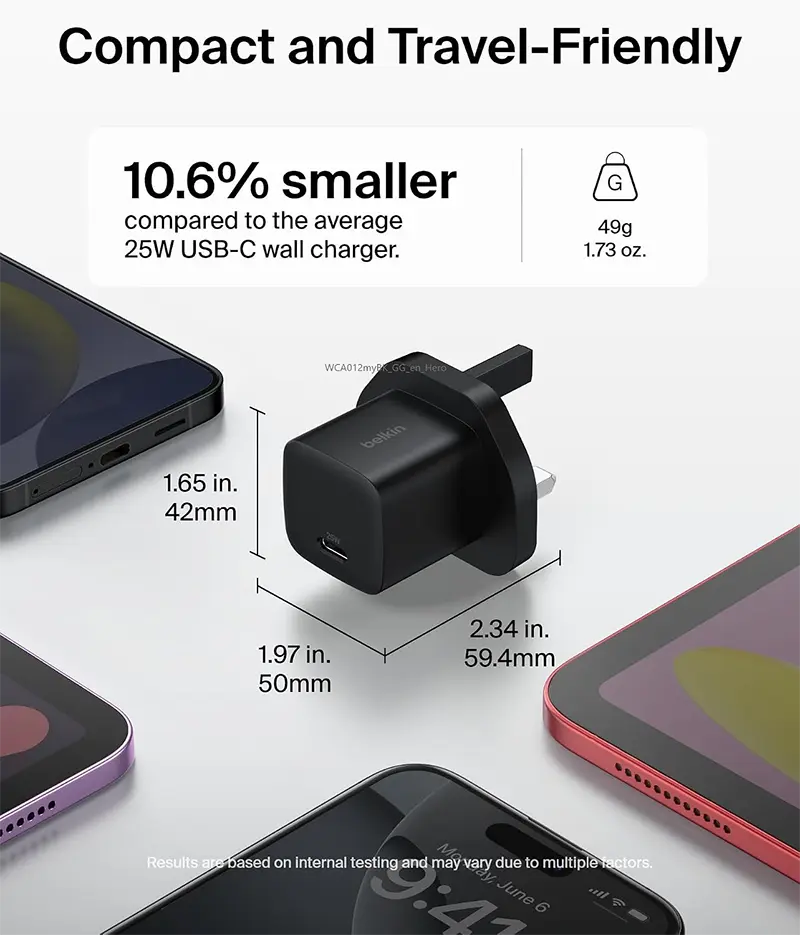Belkin BoostCharge USB-C Wall Charger 25W