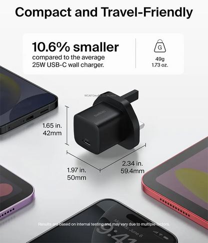 Belkin BoostCharge USB-C Wall Charger 25W