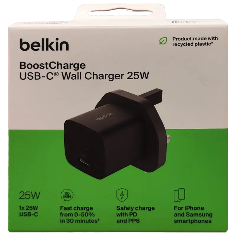 Belkin BoostCharge USB-C Wall Charger 25W