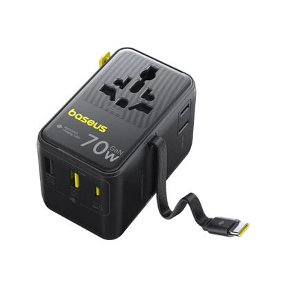 Baseus EnerCore CG11 Universal Travel Adapter 2AC+2U+2C 70W