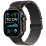 Titanium Black Case with Milanese Loop Medium - Black