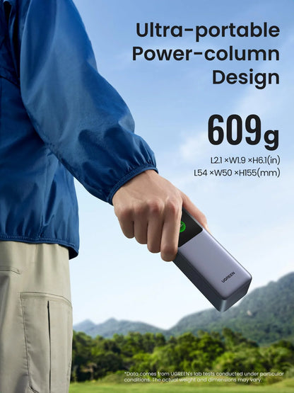 UGREEN Nexode PB722 (35525B) 25000mAh 200W Fast Charging Power Bank - Supports (PD, QC, SCP, PPS) laptops, tablets, and smartphones