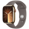 Stainless steel Gold case with Sport Band S/M - Clay