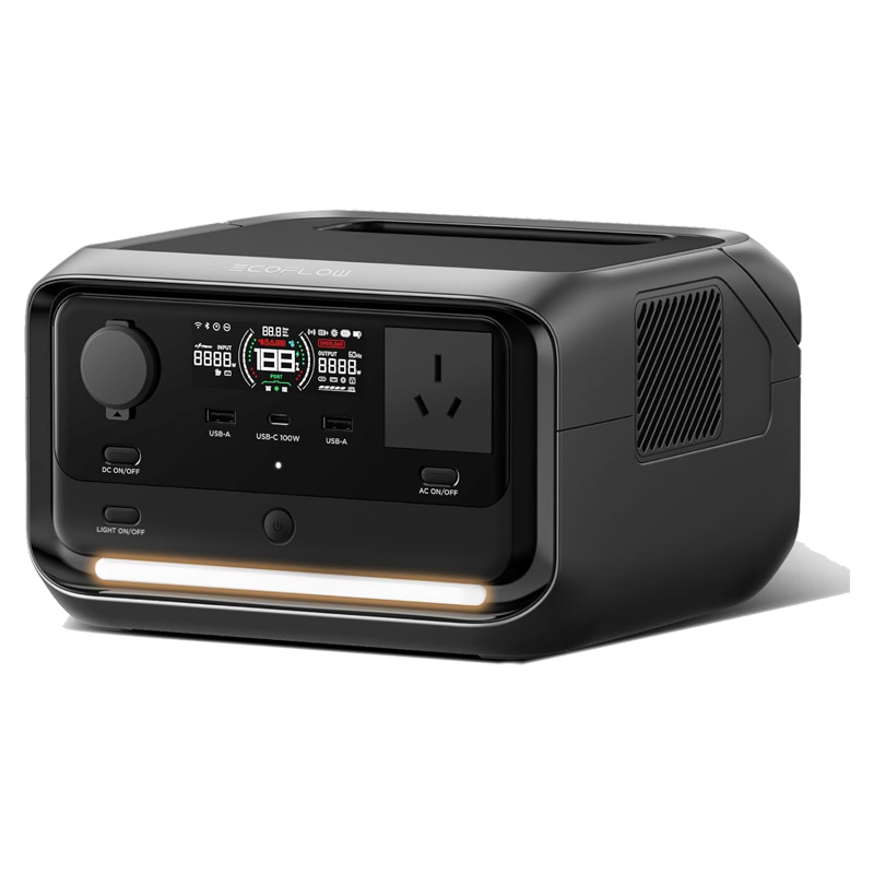 EcoFlow RIVER 3 Plus Portable Power Station 600W 286Wh Solar Battery (EF-RV-H02-1)
