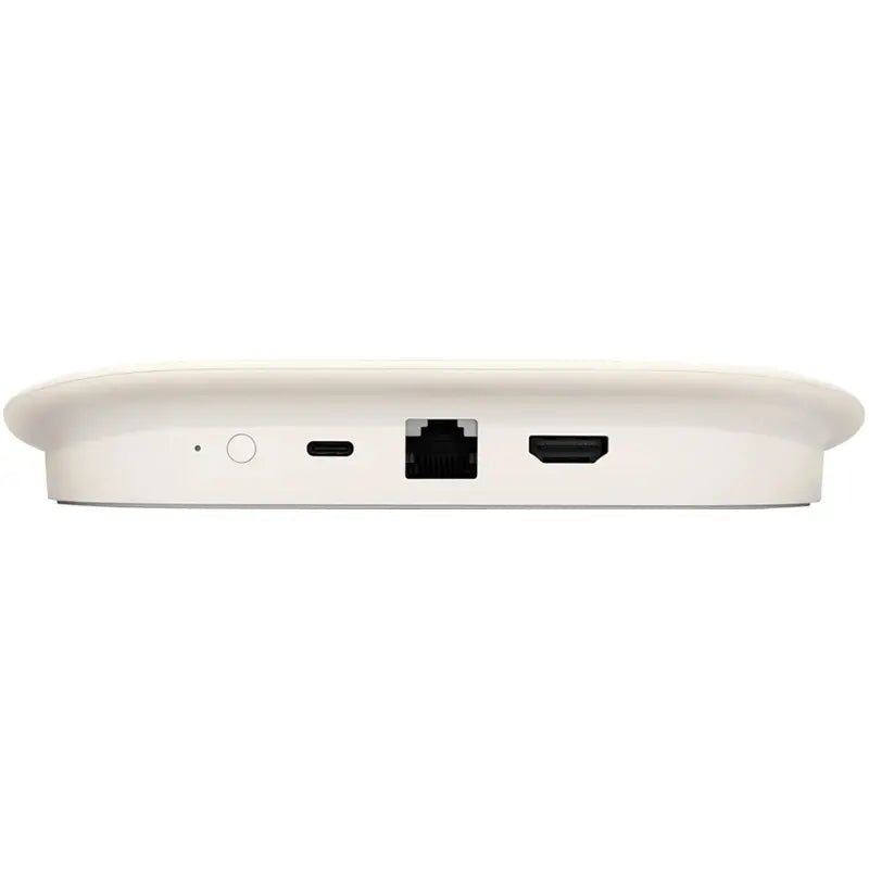 Google TV Streamer (4K) with Voice Remote – 32GB Storage, Porcelain