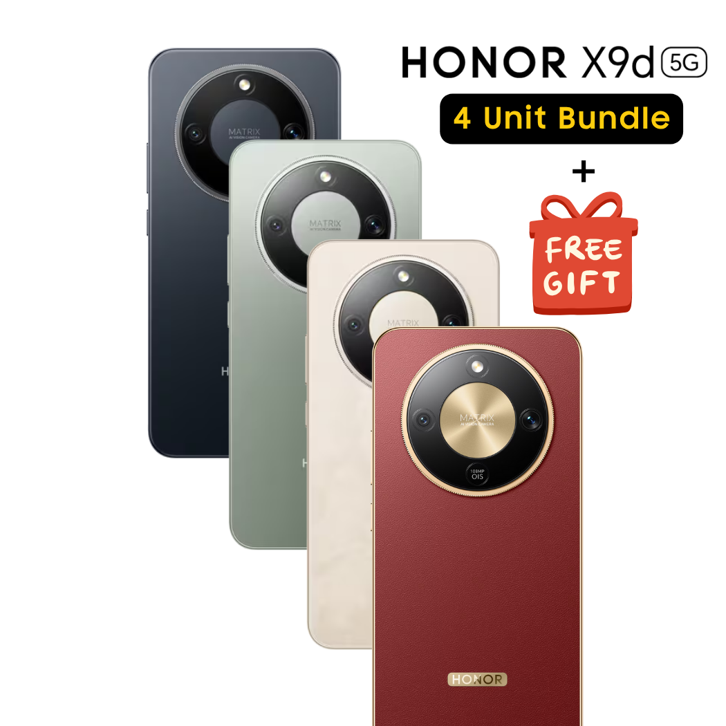 HONOR X9d 5G (12GB+12GB/256GB) [4 Units Bundle Offer with Galaxy A16 (4GB+128GB) (1 Unit) as a FREE Gift]
