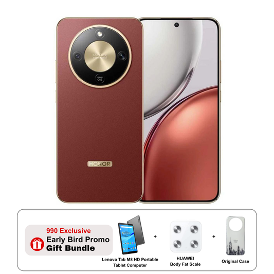HONOR X9d 5G (12GB+12GB/256GB) [with Lenovo Tab M8 HD 16GB Wi-Fi Portable Tablet Computer + HUAWEI Body Fat Scale + Original Case for HONOR X9d as Early Bird Promo Free Gifts]