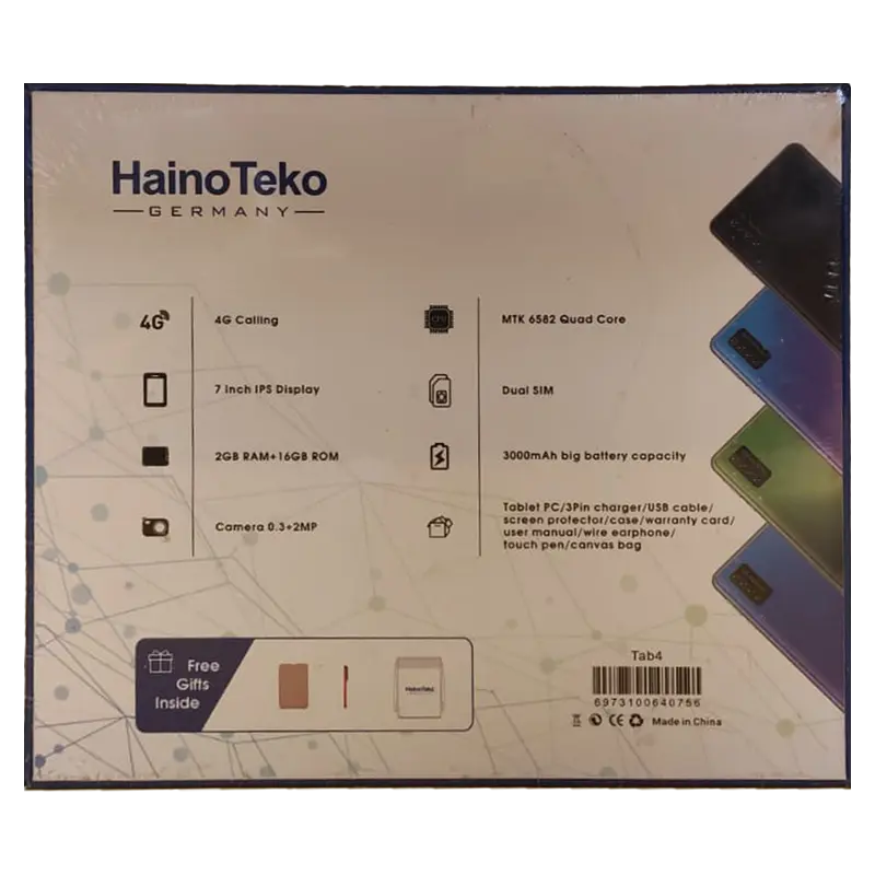 Haino Teko Germany Tab 4 7-Inch 4G Calling Tablet (2GB RAM + 16GB Storage)