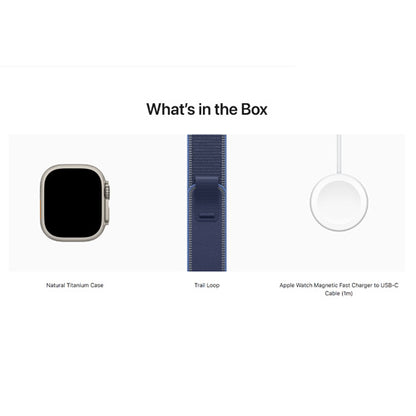 Apple Watch Ultra 3 GPS + Cellular, 49mm - Titanium Case with Trail Loop