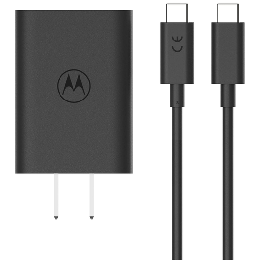 Motorola TurboPower 68W Wall Charger with 6.5 Amp USB-C Cable