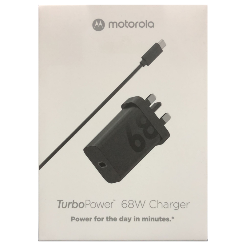 Motorola TurboPower 68W Wall Charger with 6.5 Amp USB-C Cable