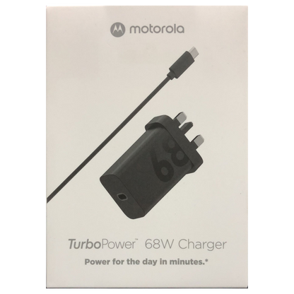 Motorola TurboPower 68W Wall Charger with 6.5 Amp USB-C Cable