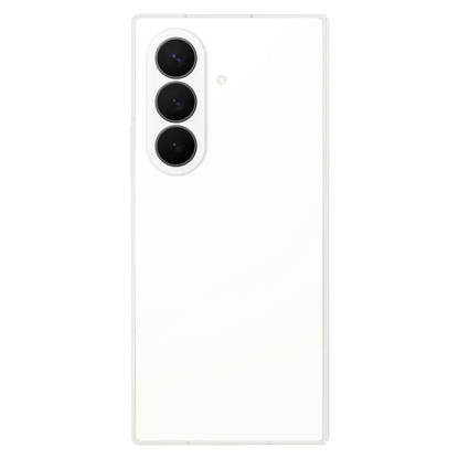 Samsung Galaxy Z Fold8 Ultra Cream rear view with premium finish and triple camera system
