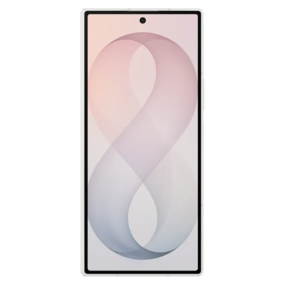 Samsung Galaxy Z Fold8 Ultra Cream front view showing the cover display