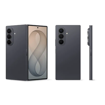 Samsung Galaxy Z Fold8 Ultra Graphite multiple product views including front, back and side profile