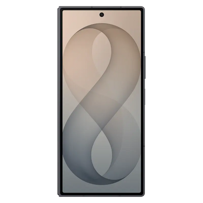 Samsung Galaxy Z Fold8 Ultra Graphite front cover display with slim bezel design