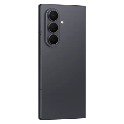 Samsung Galaxy Z Fold8 Ultra Graphite left side profile showing ultra slim foldable design