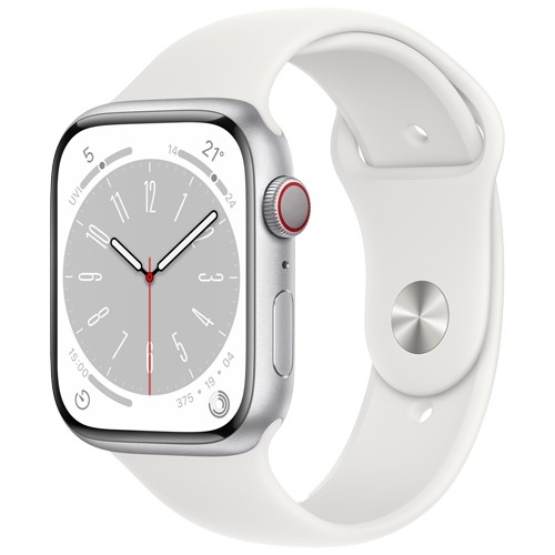 Apple Watch Series 8 GPS + Cellular 41mm with Sport Band - (English Edition)