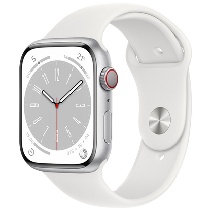 Apple Watch Series 8 GPS + Cellular 41mm with Sport Band - (English Edition)
