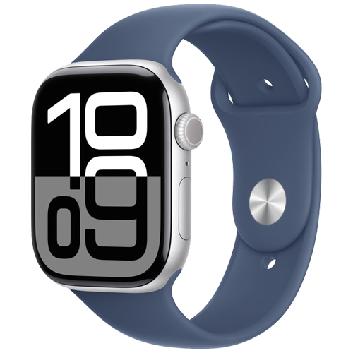 Apple Watch Series 10 GPS + Cellular 46mm with Sport Band - (Middle East Version)