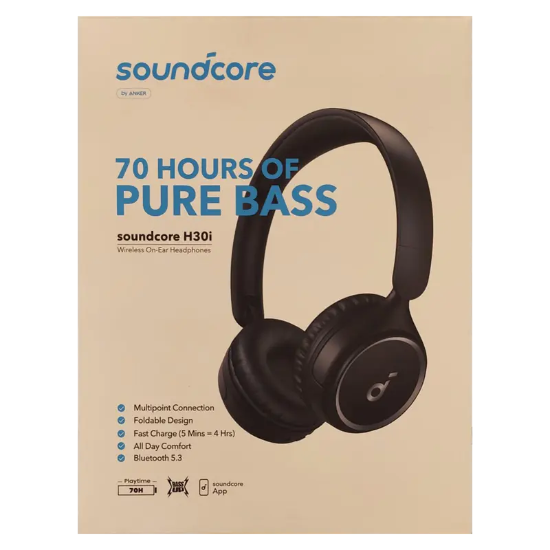 soundcore H30i by Anker, Over Ear Headphones Bluetooth Wireless