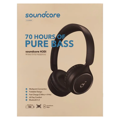 soundcore H30i by Anker, Over Ear Headphones Bluetooth Wireless