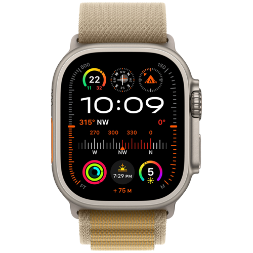 Apple Watch Ultra 2 GPS + Cellular 49mm with Alpine Loop (Middle East Version)