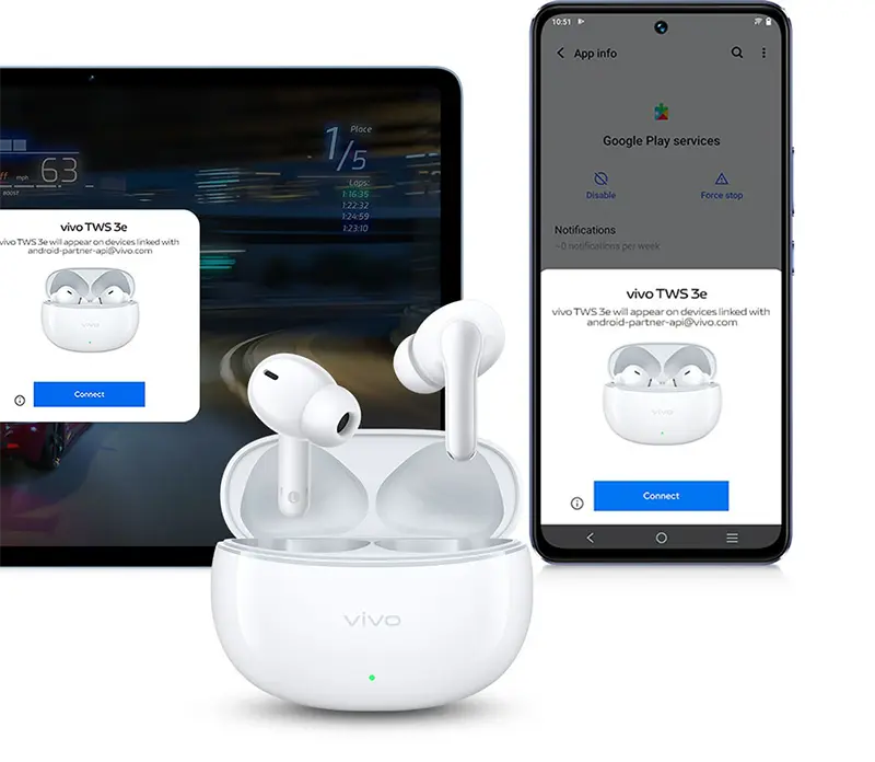 vivo TWS 3e (XE W30) True Wireless Earbuds