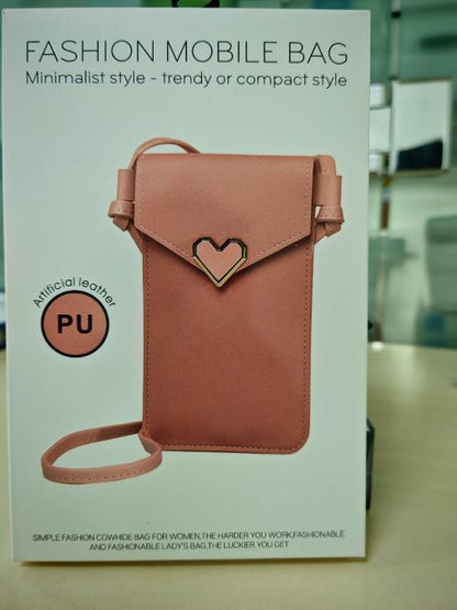 Fashion PU Artificial Leather Sling Shoulder Handbag Small Wallet Purse Cell Phone Crossbody Bag for Women