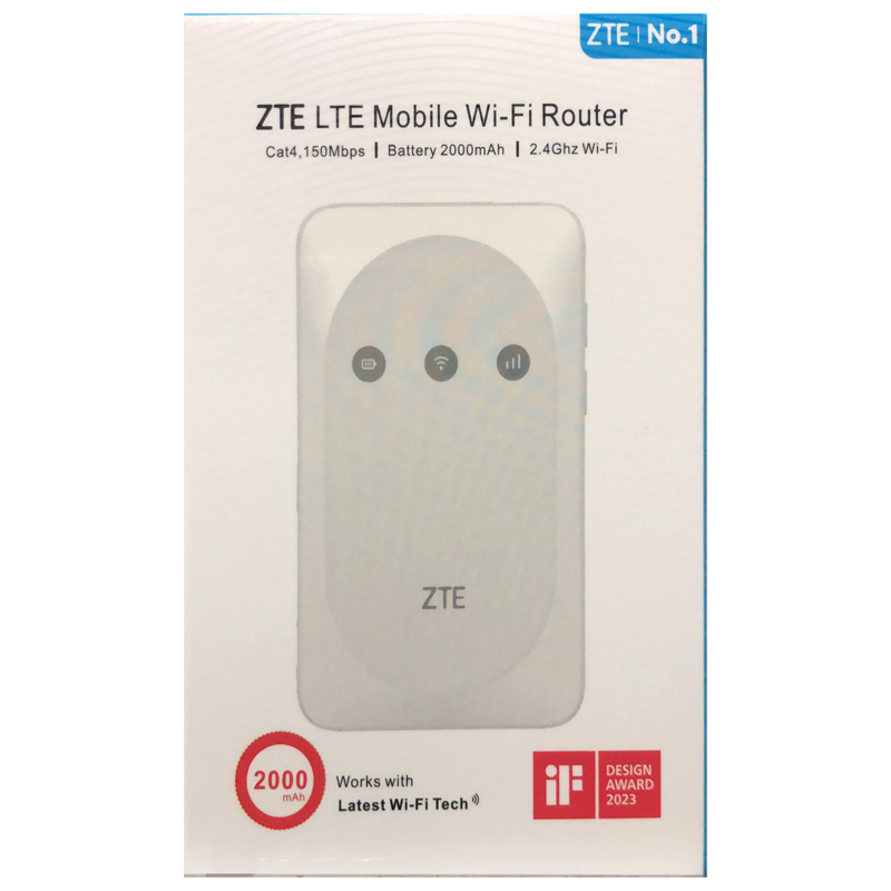 ZTE Portable 4G LTE Mobile Wi-Fi Unlocked Router (MF935N)