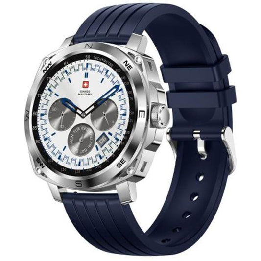 SWISS MILITARY DOM 4 Smart Watch Silver Steel