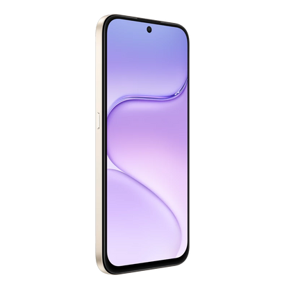 HONOR X7e Plus 5G Desert Gold angled front view