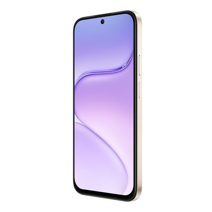 HONOR X7e Plus 5G Desert Gold right side and front view