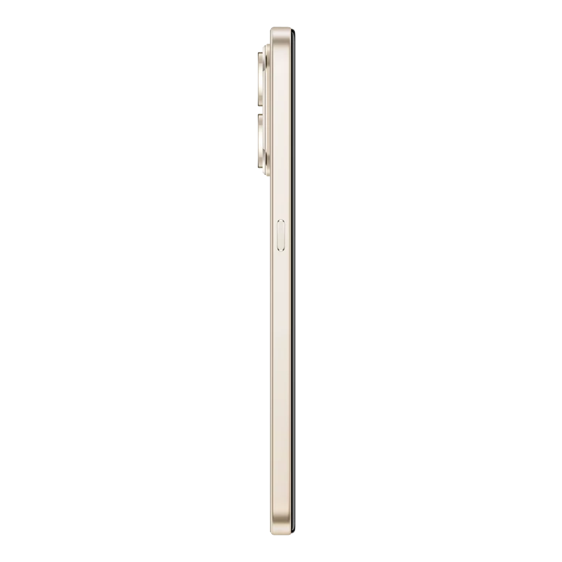 HONOR X7e Plus 5G Desert Gold slim side profile view