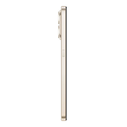 HONOR X7e Plus 5G Desert Gold slim side profile view