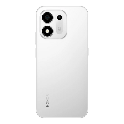HONOR X7e Plus 5G Meteor Silver rear panel and camera view