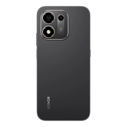 HONOR X7e Plus 5G Velvet Black rear design and camera view