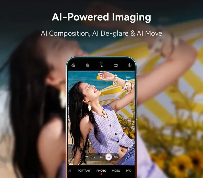 HUAWEI Pura 90s Pro 5G+ AI-powered imaging for detailed photography