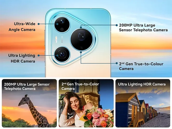 HUAWEI Pura 90s Pro 5G+ camera system with ultra-wide, telephoto, and AI imaging features